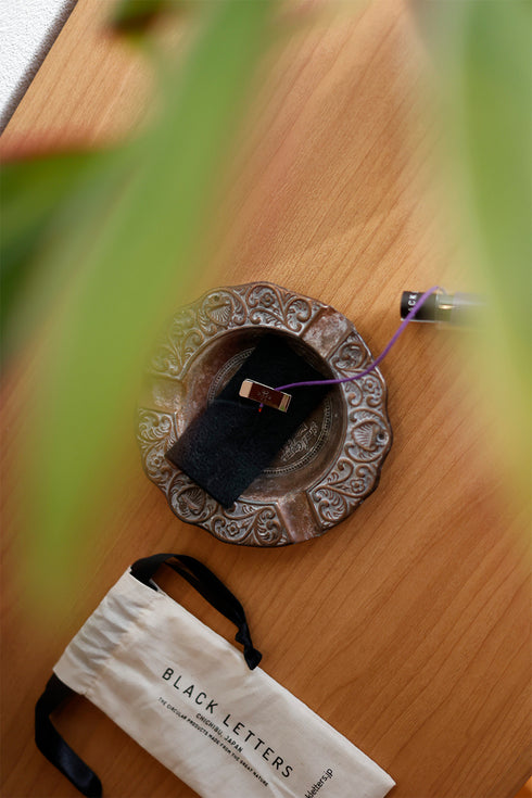 【BLACK LETTERS】"紐お香(Smoky lavender)"